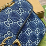 Gucci GG Marmont Small Shoulder Bag 443497 Blue